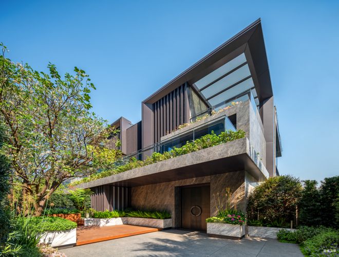 界临海揽山售楼处发布书写豪宅新篇章开元棋牌网站◕‿-｡热搜好房｜新世(图8)